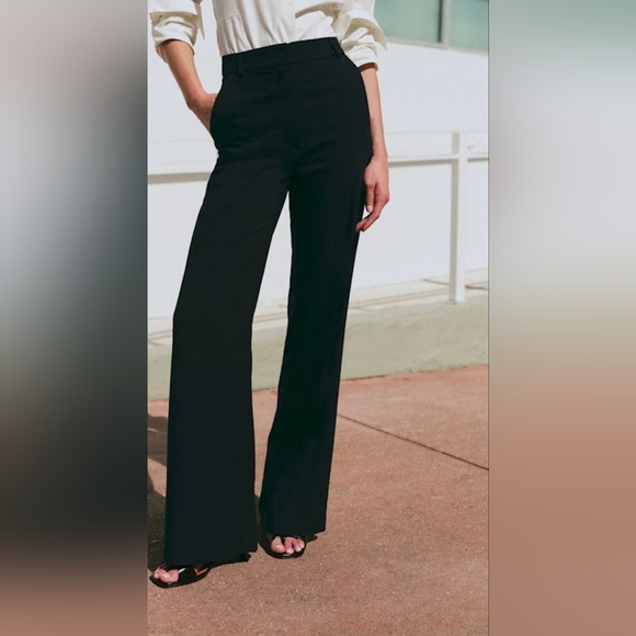 Sezane Matheo Trousers Black - Picture 2 of 6